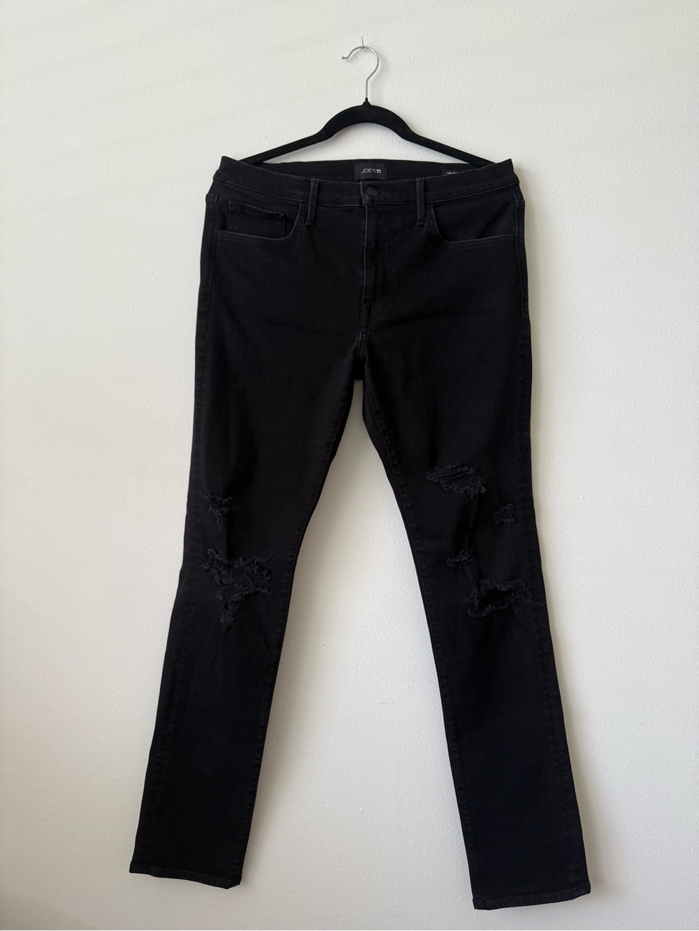 Joe's Jeans Black Slim Distressed Men's Jeans